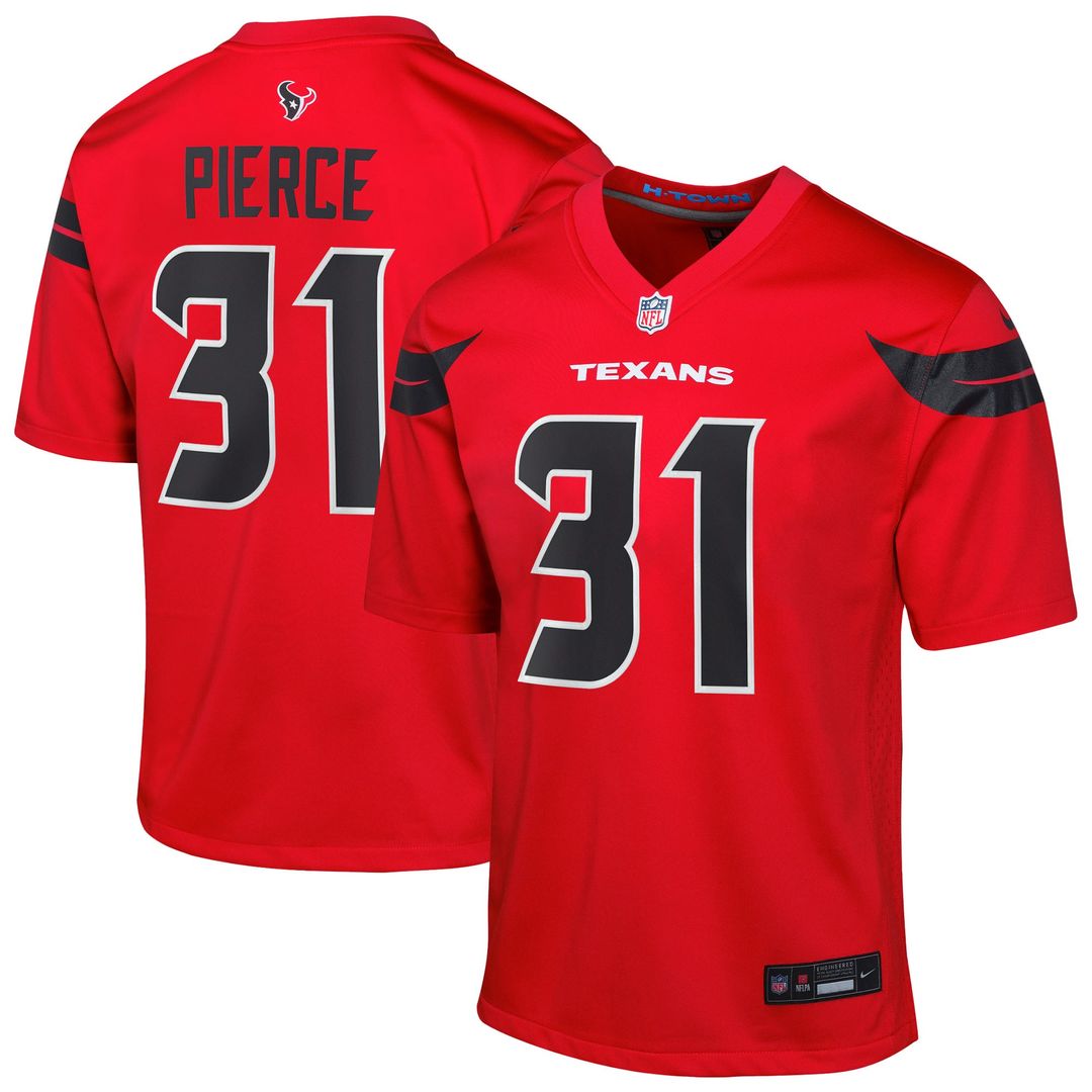 Dameon Pierce Houston Texans Youth Game Jersey - Navy