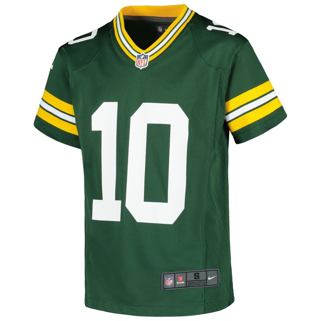 Jordan Love Green Bay Packers Youth Game Jersey - White