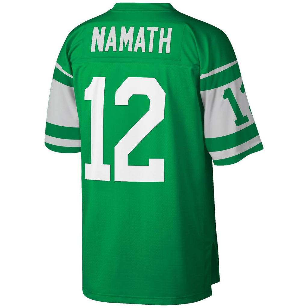 Joe Namath New York Jets Big & Tall 1968 Retired Player Replica Jersey - Green