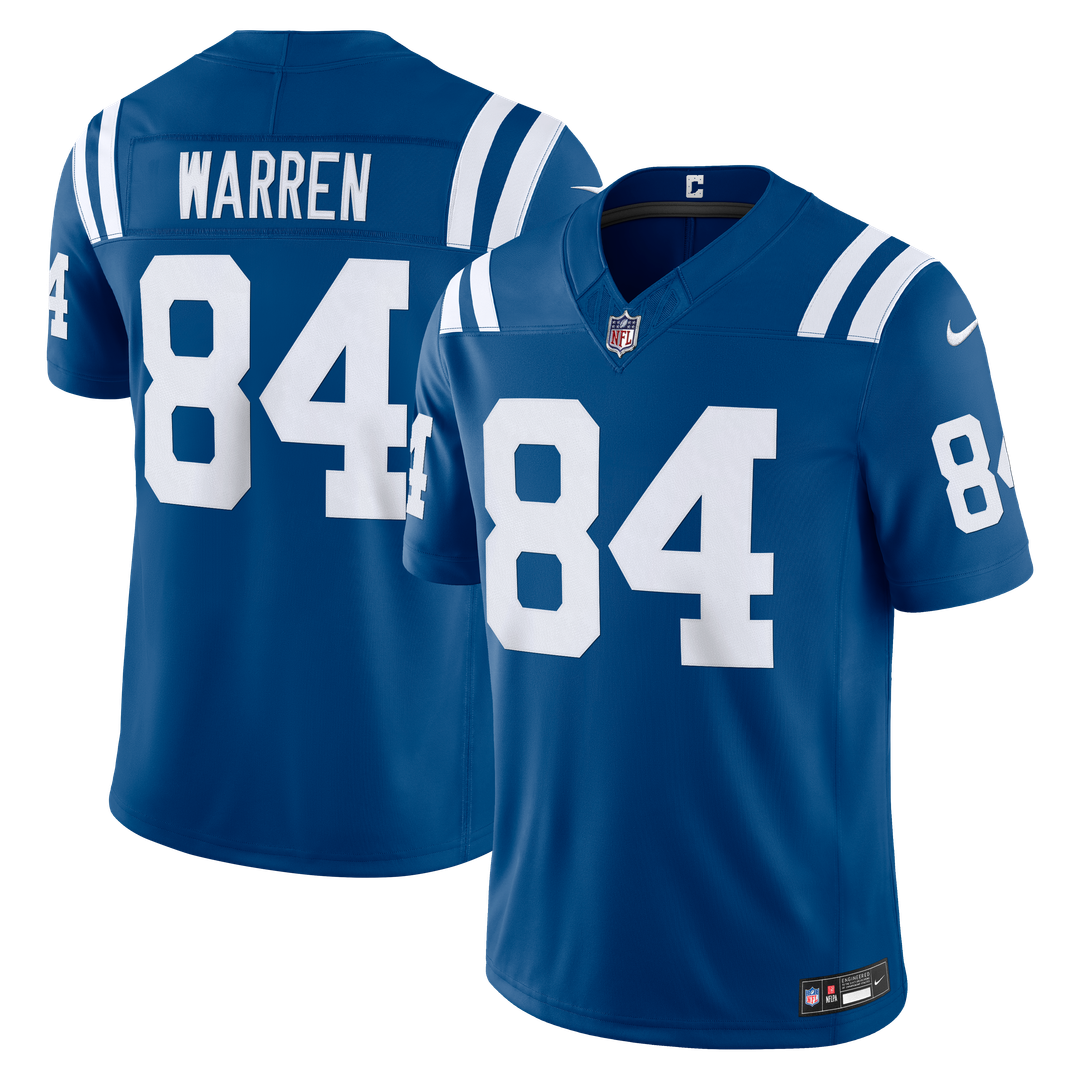 Tyler Warren Indianapolis Colts Team Vapor F.U.S.E. Stitched Limited Jersey - Royal