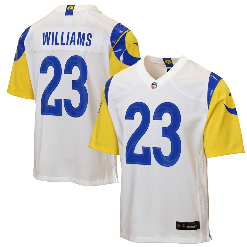 Kyren Williams Los Angeles Rams Youth Game Jersey - White