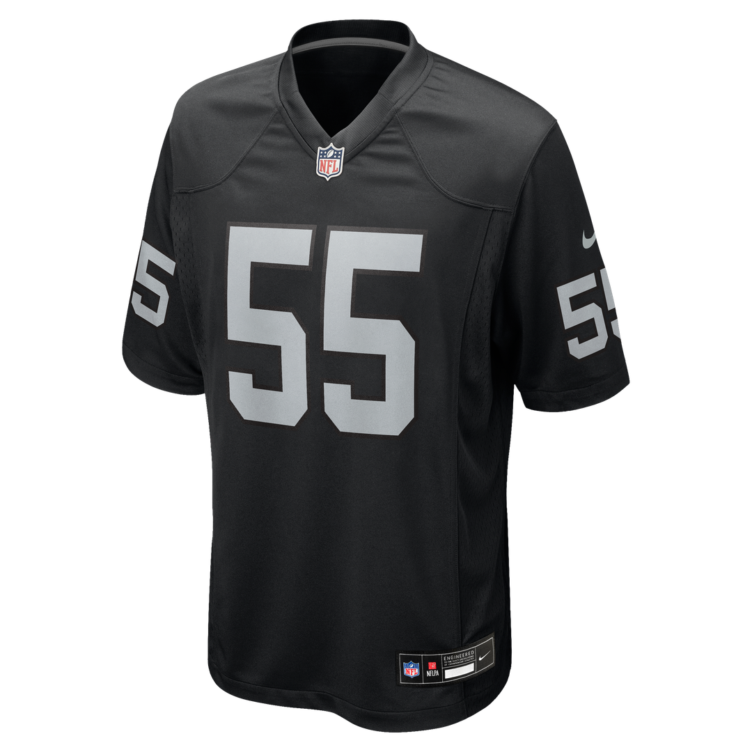 Cody Lindenberg Las Vegas Raiders Team Game Jersey - Black