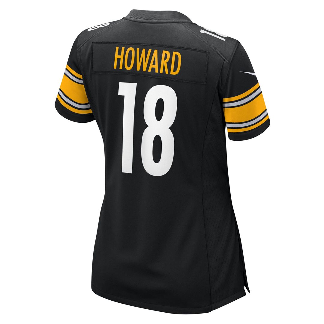Will Howard Pittsburgh Steelers Women's Team Game Jersey - Black