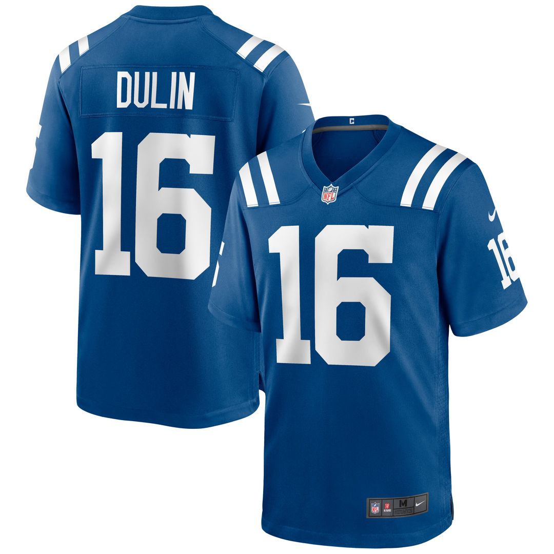 Ashton Dulin Indianapolis Colts Game Jersey - Royal