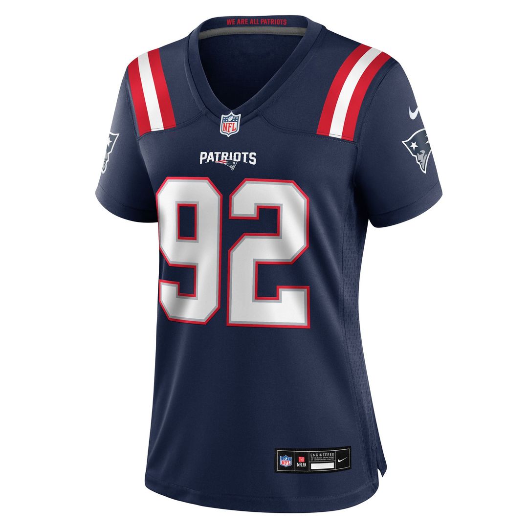 Joshua Farmer New England Patriots Women's Team Game Jersey - Navy