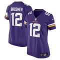Max Brosmer Minnesota Vikings Women's Team Game Jersey - Purple
