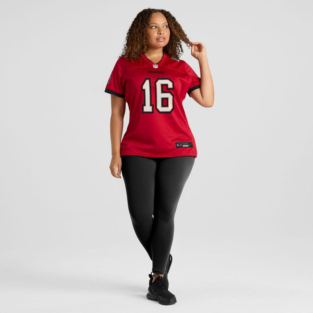 Easton Stick Tampa Bay Buccaneers Women's Team Game Jersey - Red