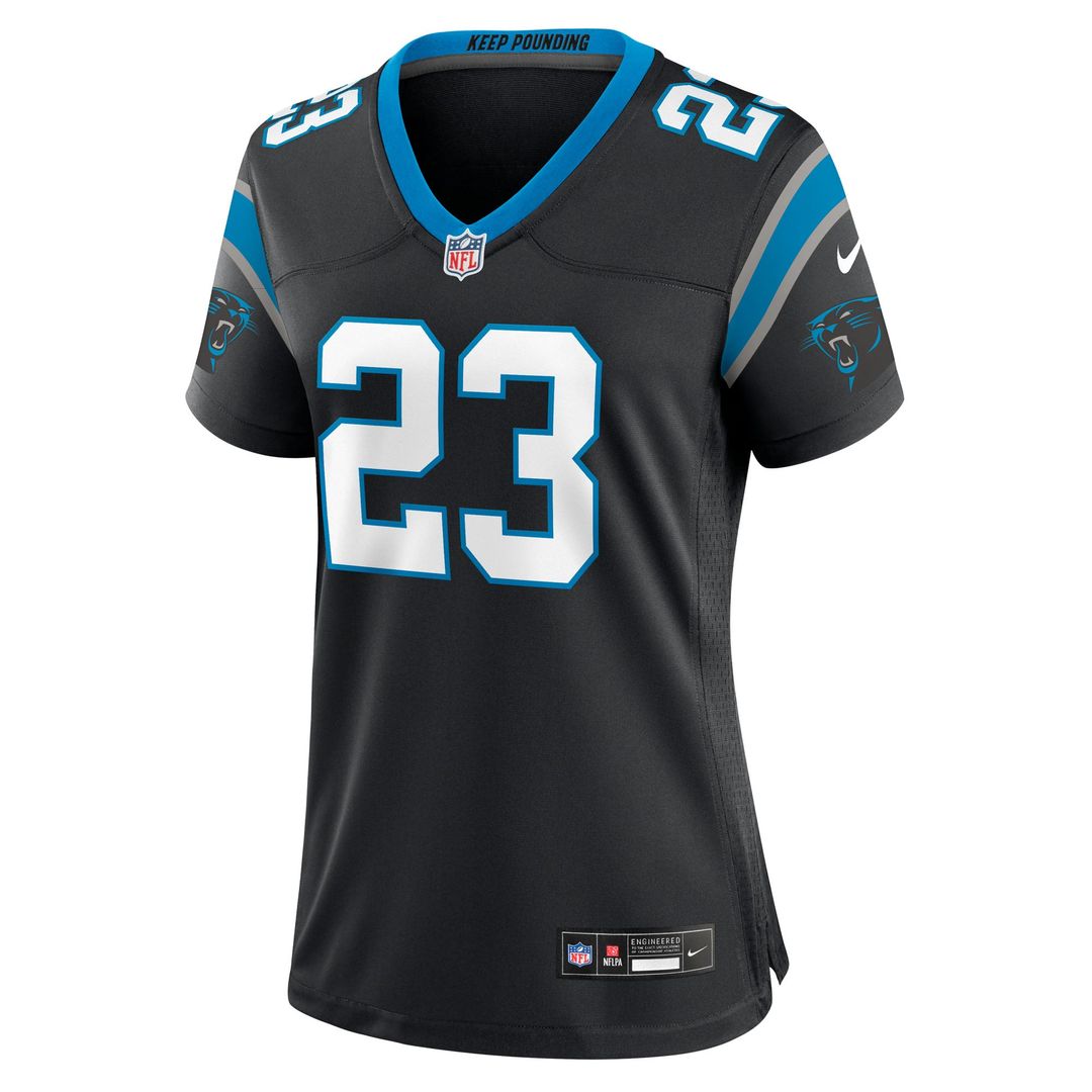 Trevor Etienne Carolina Panthers Women's Team Game Jersey - Black