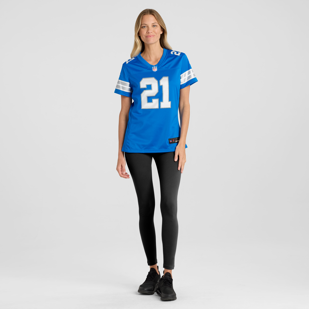 Roger McCreary Detroit Lions Women's Team Game Jersey - Blue