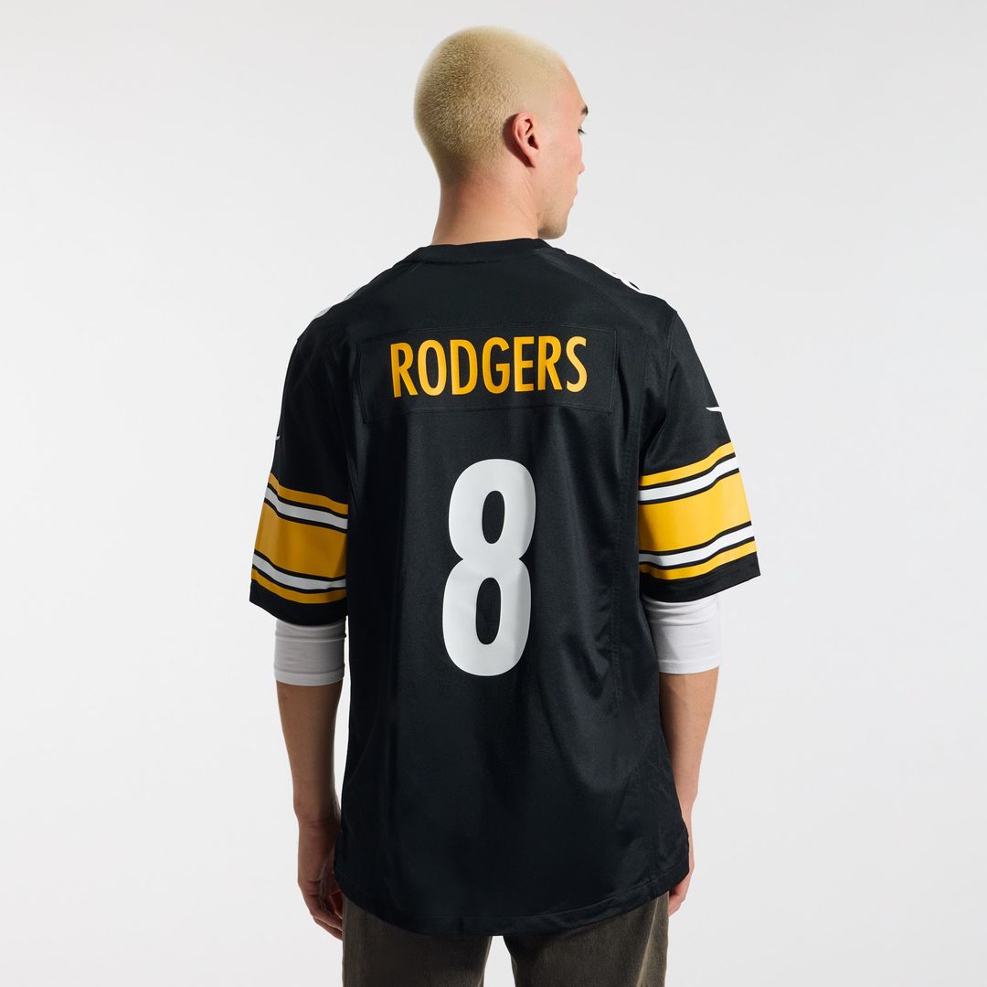 Aaron Rodgers Pittsburgh Steelers Game Jersey - White