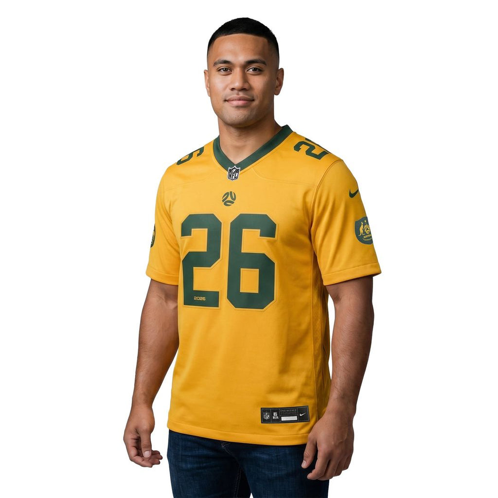 Australia National Team x NFL Game Jersey - Gold
