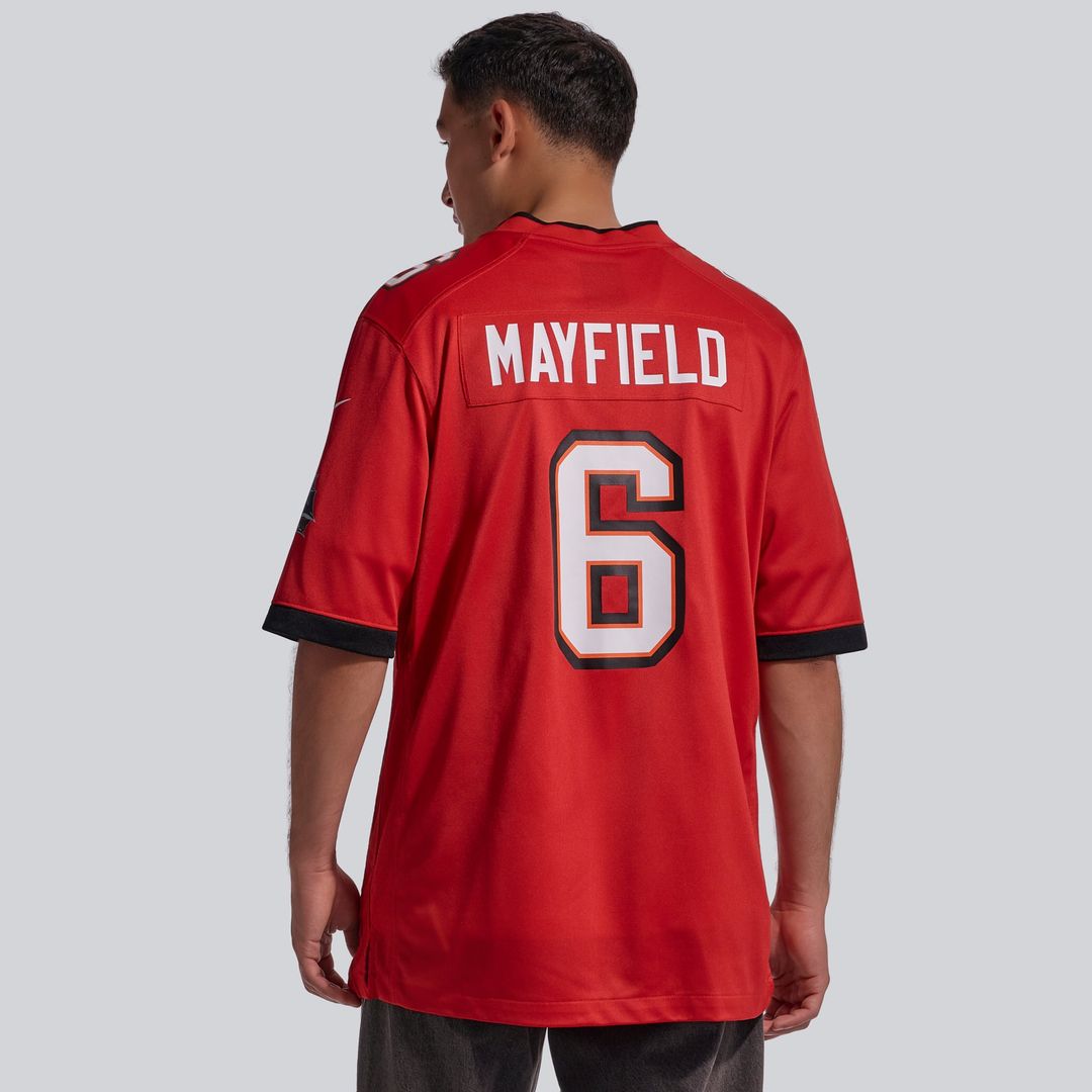 Baker Mayfield Tampa Bay Buccaneers Team Game Jersey - Red