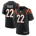 Russ Yeast Cincinnati Bengals Team Game Jersey - Black