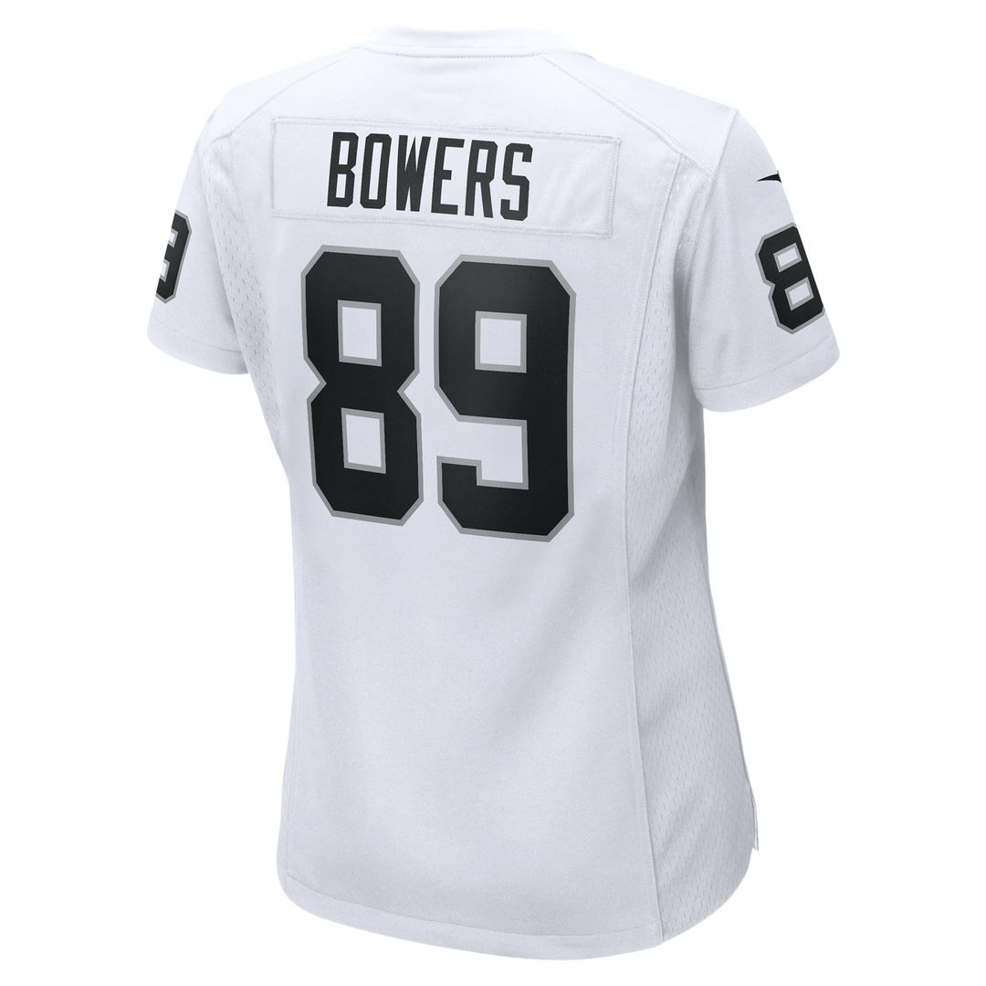 Brock Bowers Las Vegas Raiders Women's Game Jersey - White
