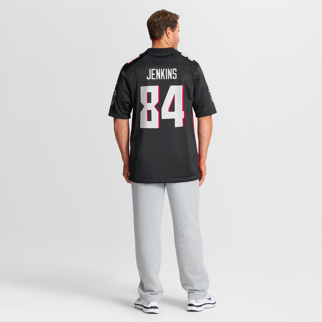 Alfred Jenkins Atlanta Falcons Game Retired Player Jersey - Black