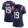 Kobee Minor New England Patriots Women's Team Game Jersey - Navy