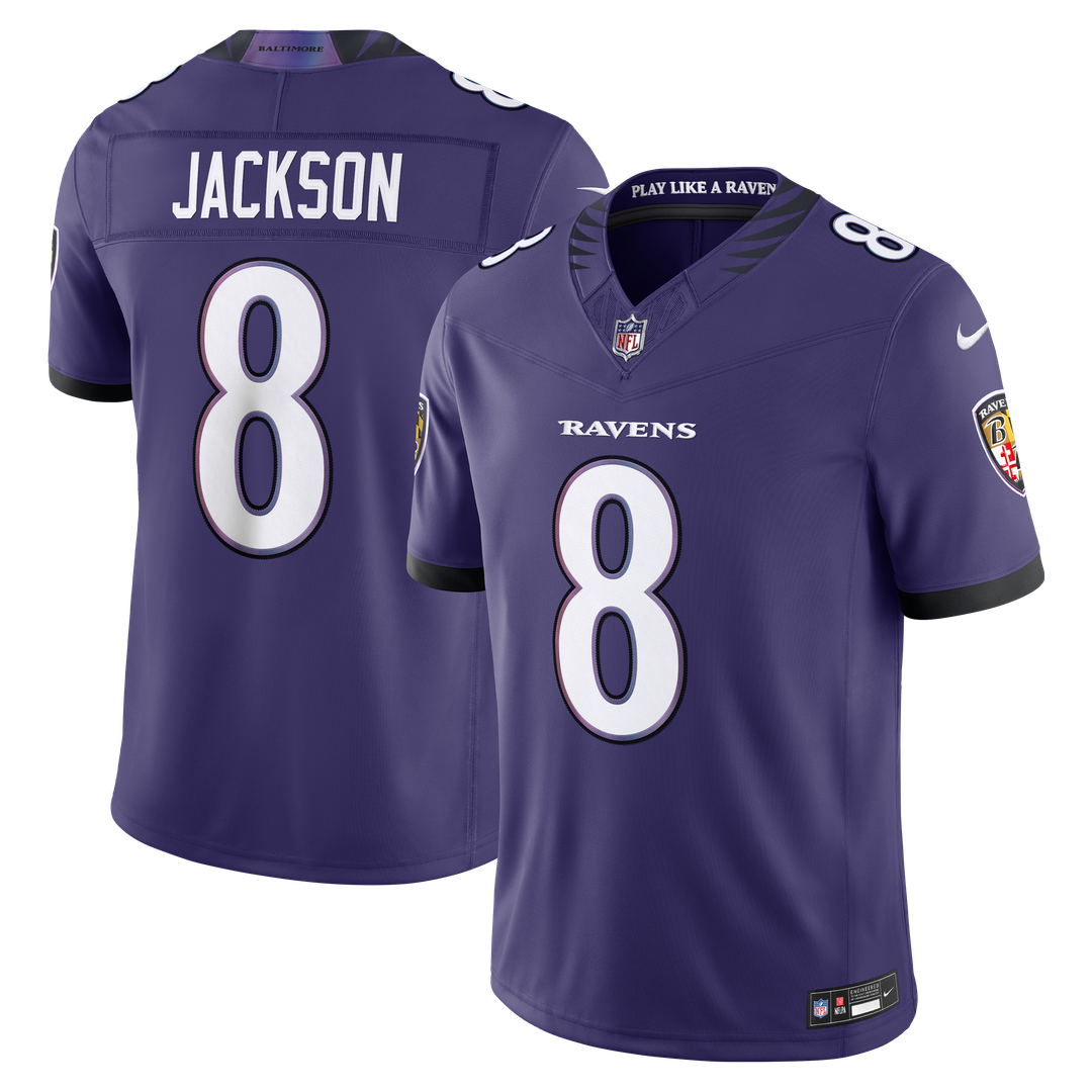 Lamar Jackson Baltimore Ravens Alternate Alternate Vapor F.U.S.E. Stitched Limited Jersey - Black