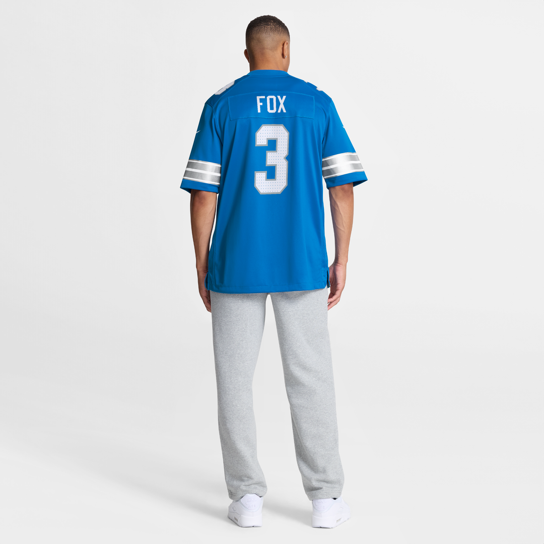 Jack Fox Detroit Lions Team Game Jersey - Blue