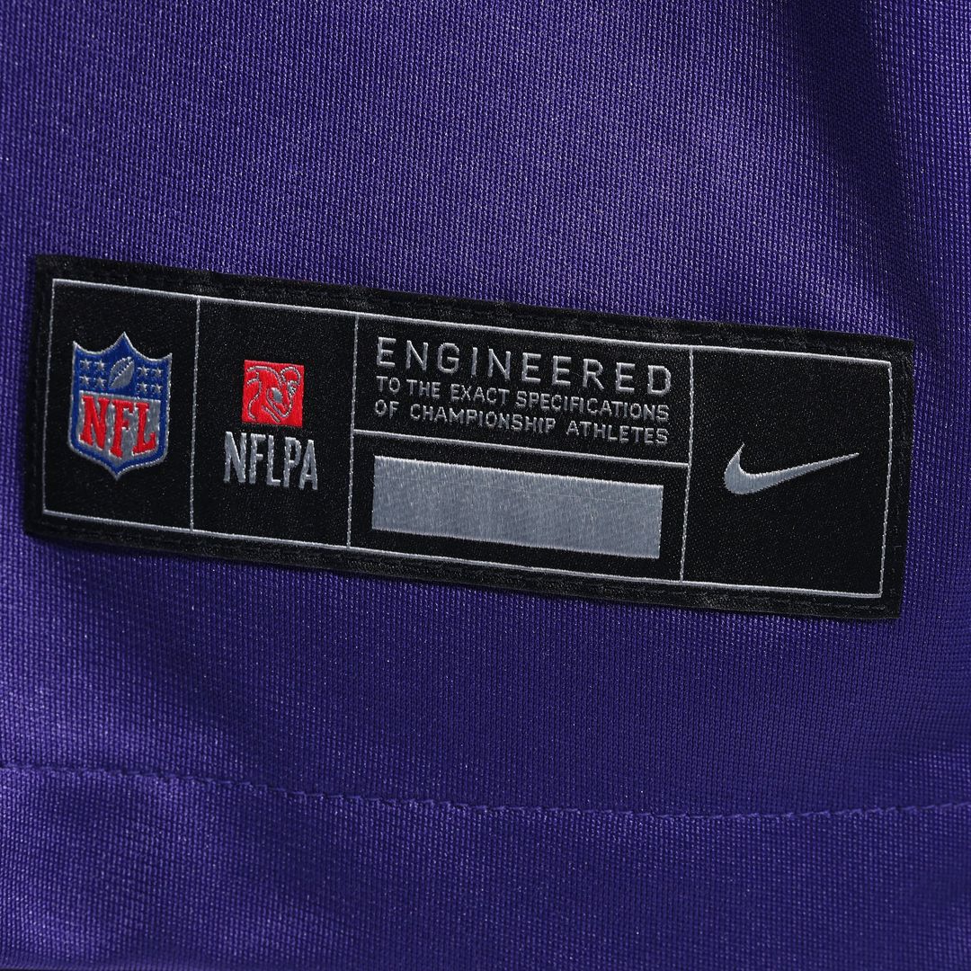 Randy Moss Minnesota Vikings Game Retired Player Jersey - Purple