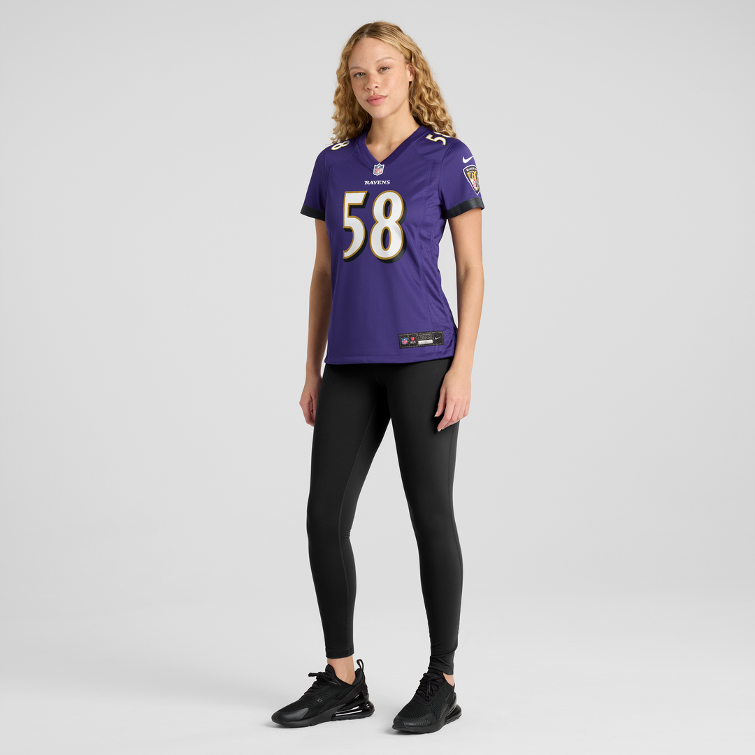 Taven Bryan Baltimore Ravens Women's Team Game Jersey - Purple