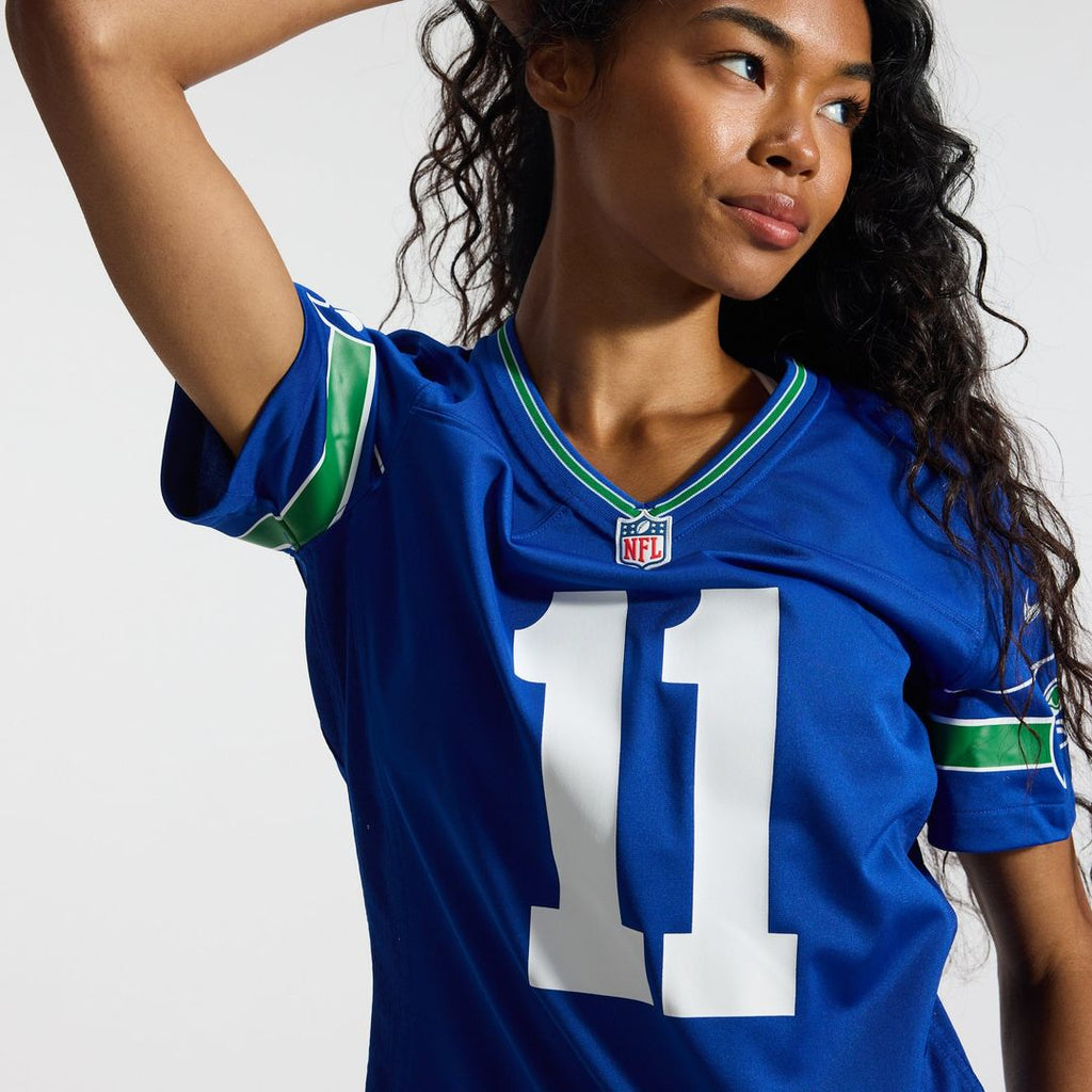 Jaxon Smith - Njigba Seattle Seahawks Women's Game Jersey - College Navy
