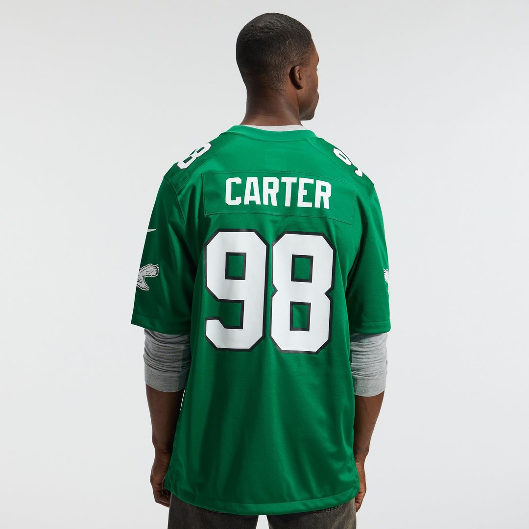 Jalen Carter Philadelphia Eagles Alternate Game Jersey - Kelly Green