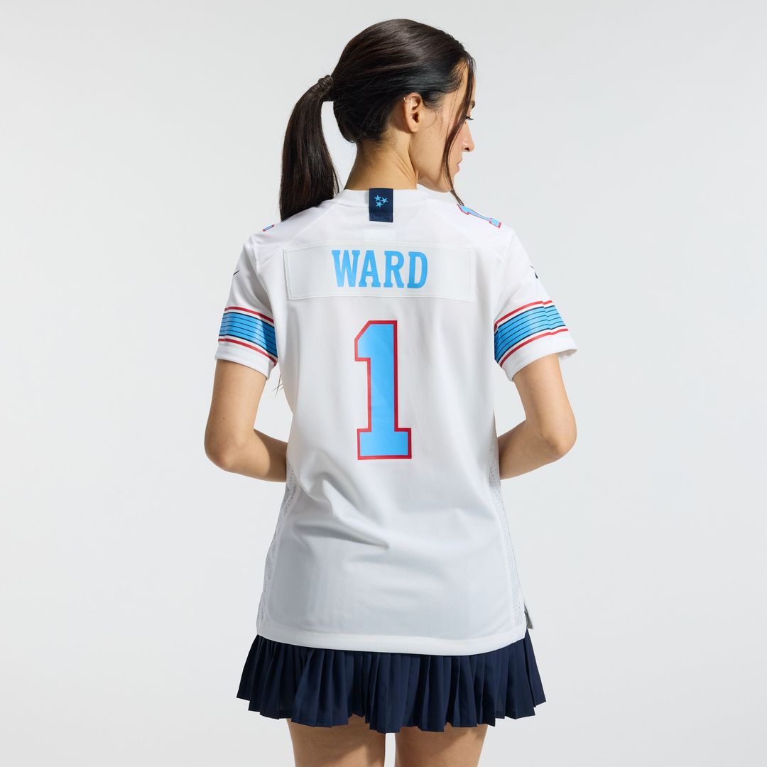Cameron Ward Tennessee Titans Women's Game Jersey - White