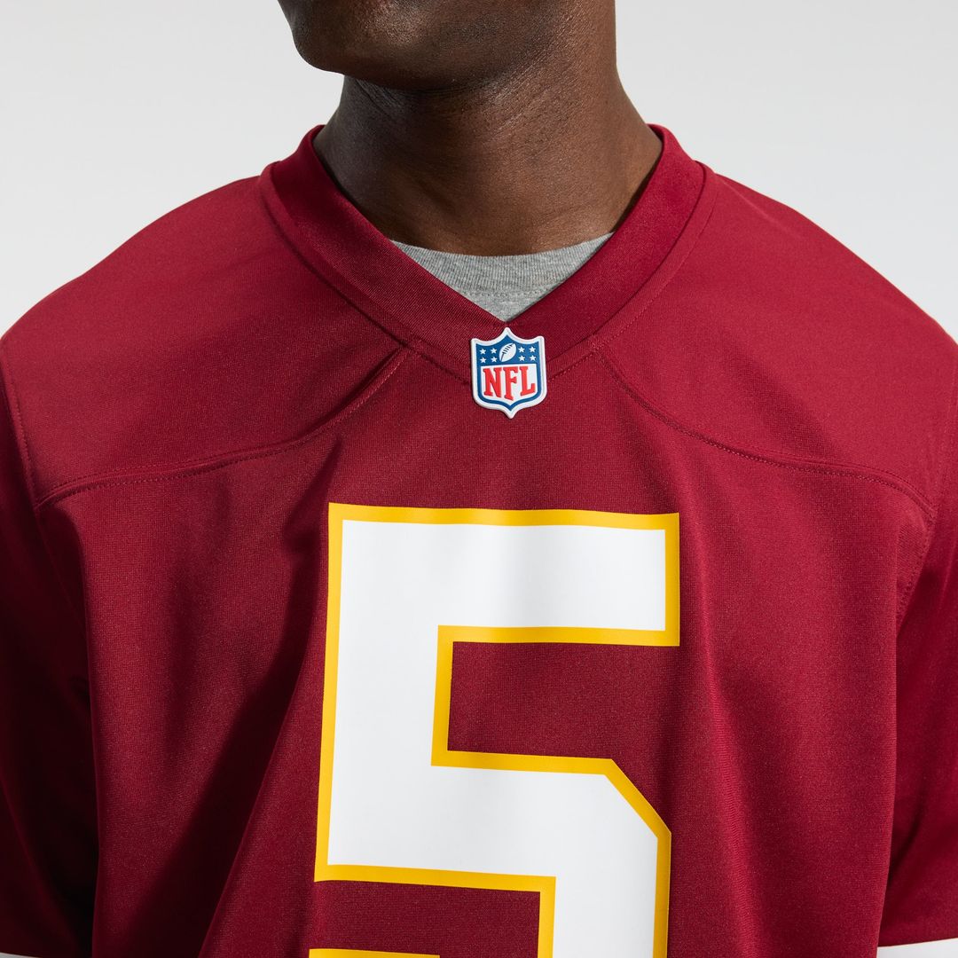 Jayden Daniels Washington Commanders Game Jersey - Burgundy