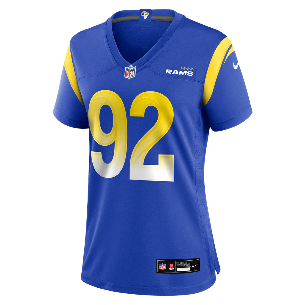 Harrison Mevis Los Angeles Rams Women's Team Game Jersey - Royal