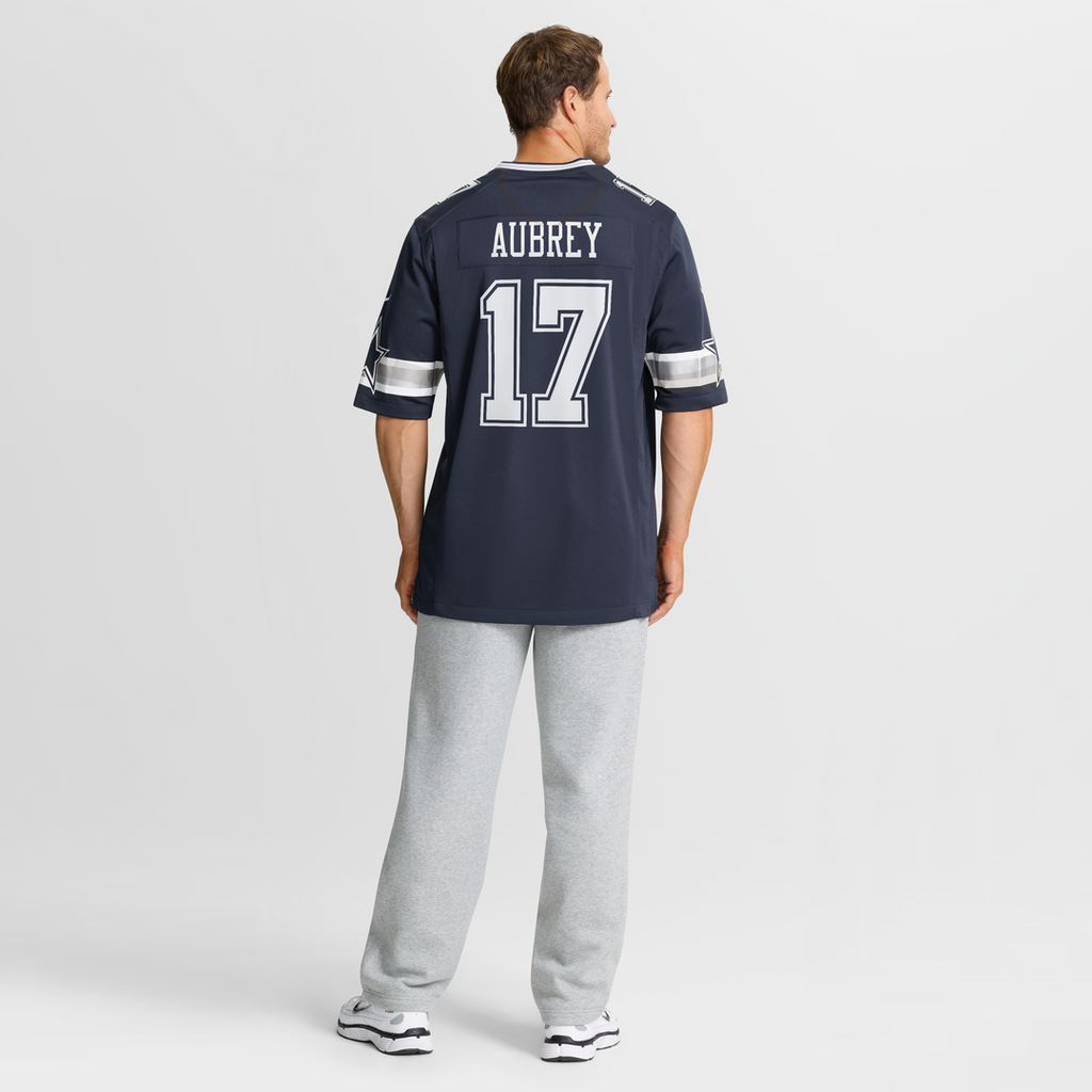 Brandon Aubrey Dallas Cowboys Team Game Jersey - Navy