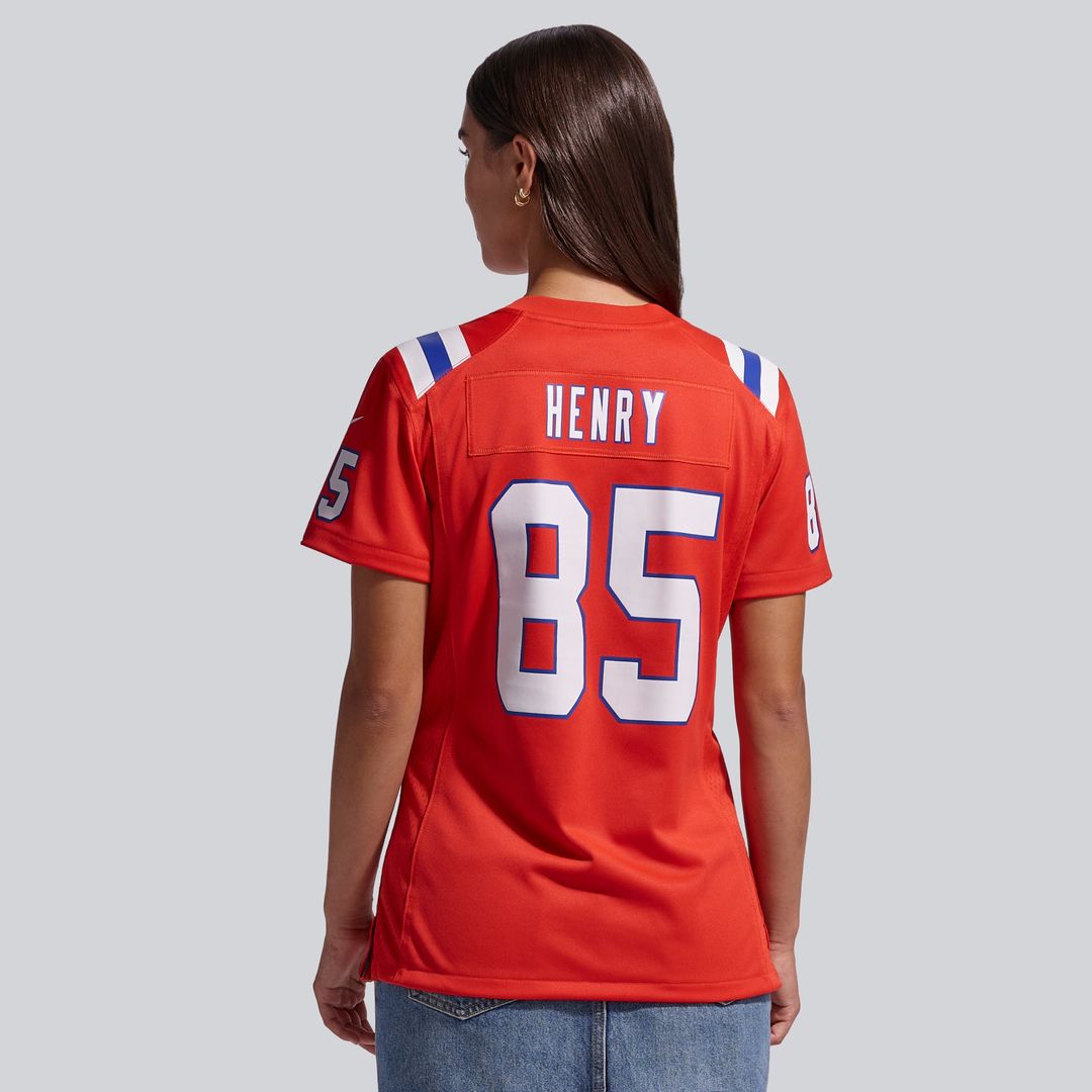 Hunter Henry New England Patriots Women's Team Game Jersey - Red