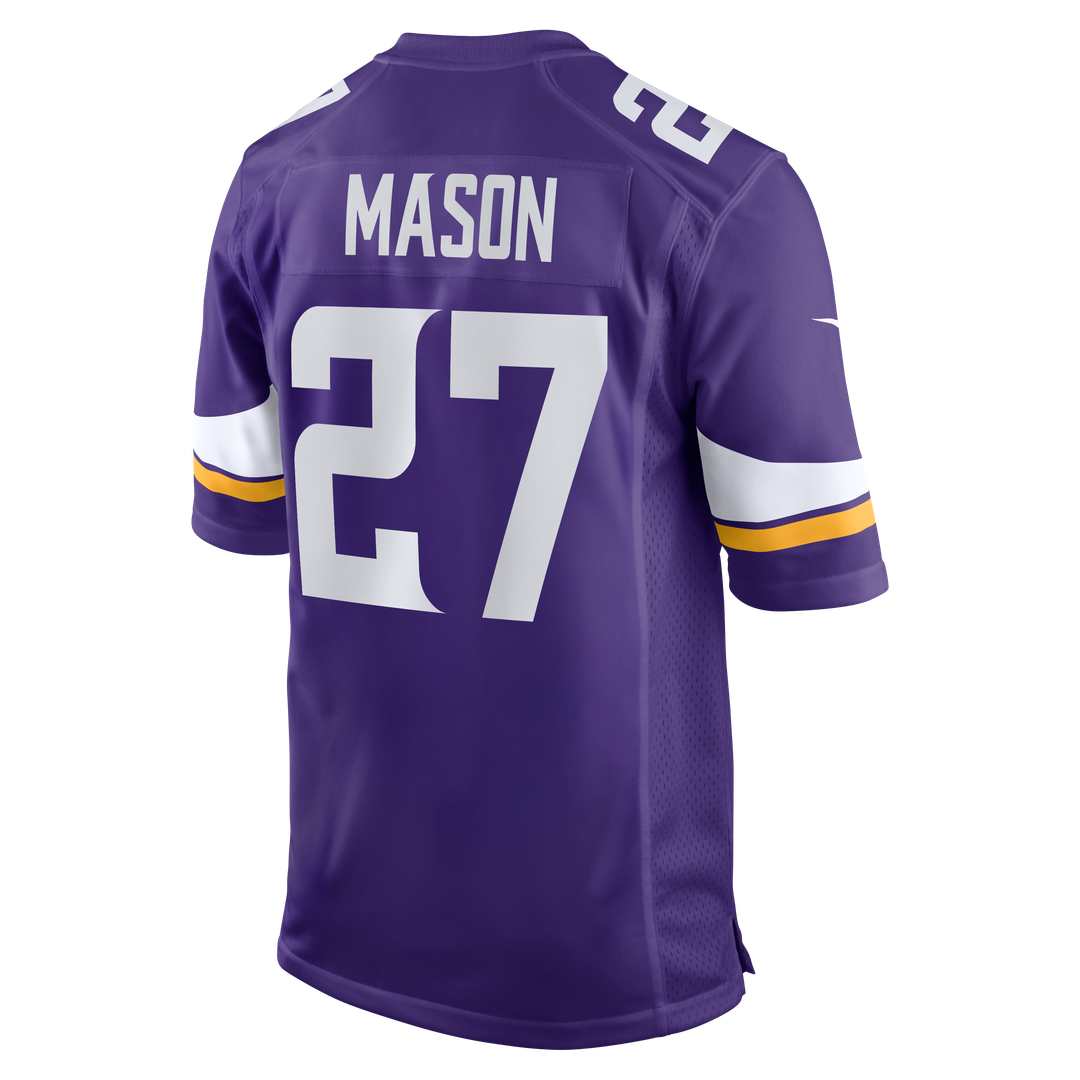 Jordan Mason Minnesota Vikings Team Game Jersey - Purple
