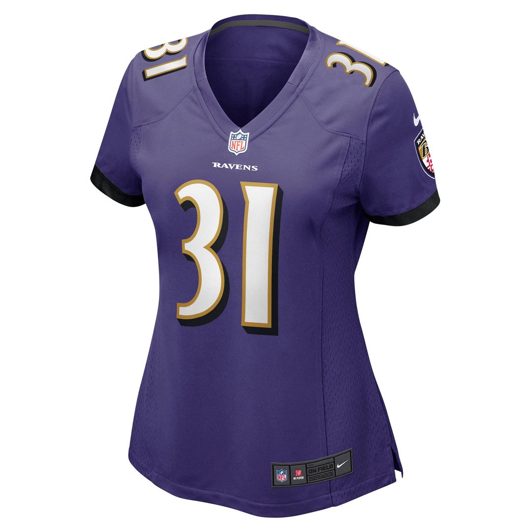 Jamal Lewis Baltimore Ravens Women's Game Retired Player Jersey - Purple