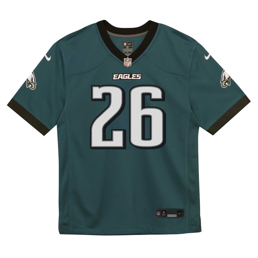 Saquon Barkley Philadelphia Eagles Toddler Team Game Jersey - Midnight Green
