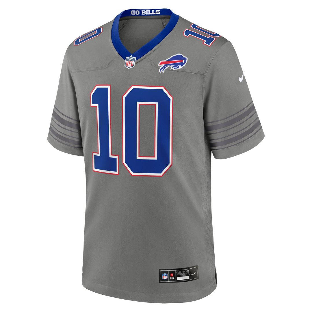 Khalil Shakir Buffalo Bills Nickel City Game Jersey - Gray