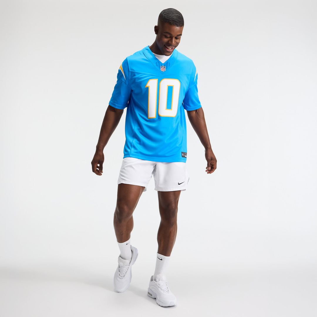 Justin Herbert Los Angeles Chargers Alternate Super Chargers Vapor F.U.S.E. Stitched Limited Jersey - Navy