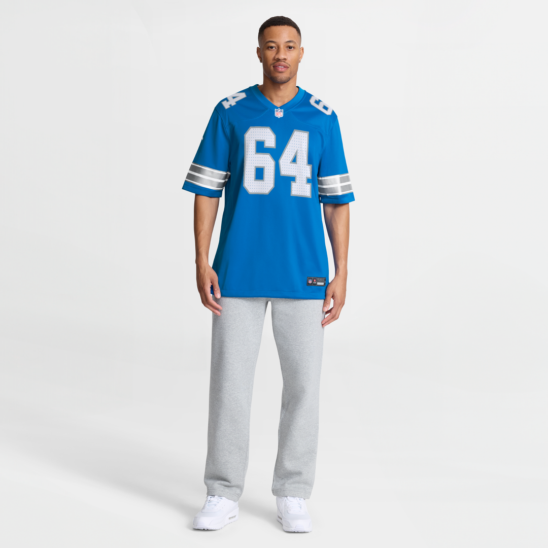 Cade Mays Detroit Lions Team Game Jersey - Blue