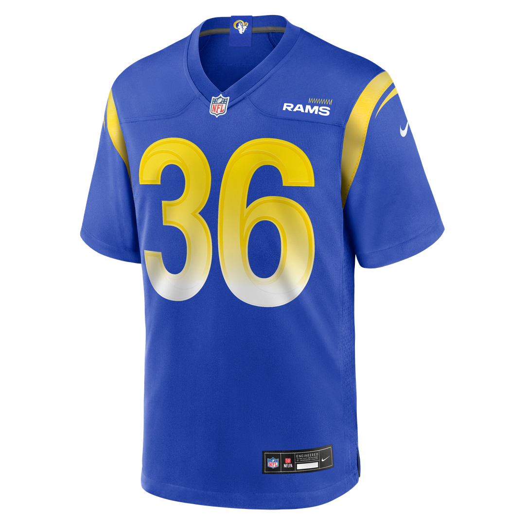 Jerome Bettis Los Angeles Rams Game Retired Player Jersey - Royal