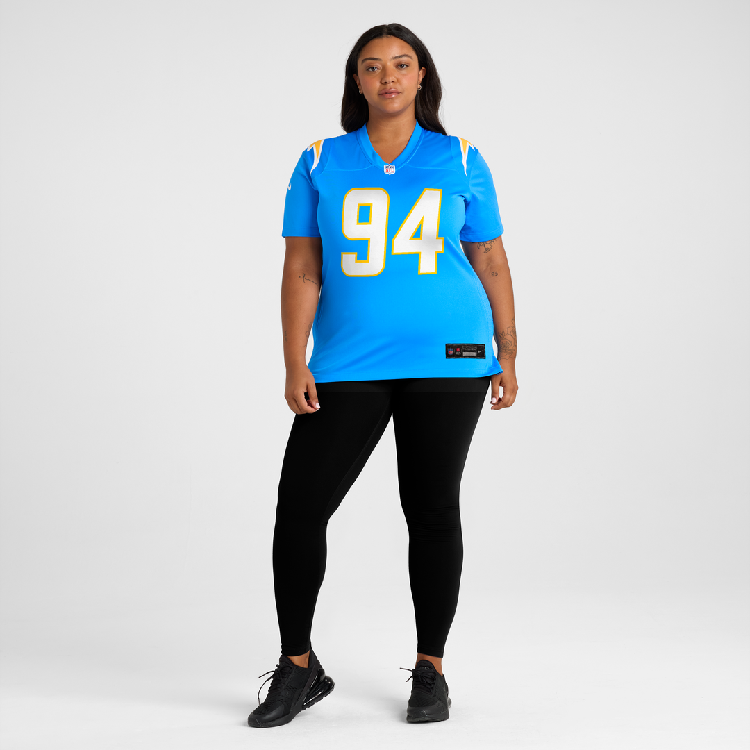 Dalvin Tomlinson Los Angeles Chargers Women's Team Game Jersey - Powder Blue