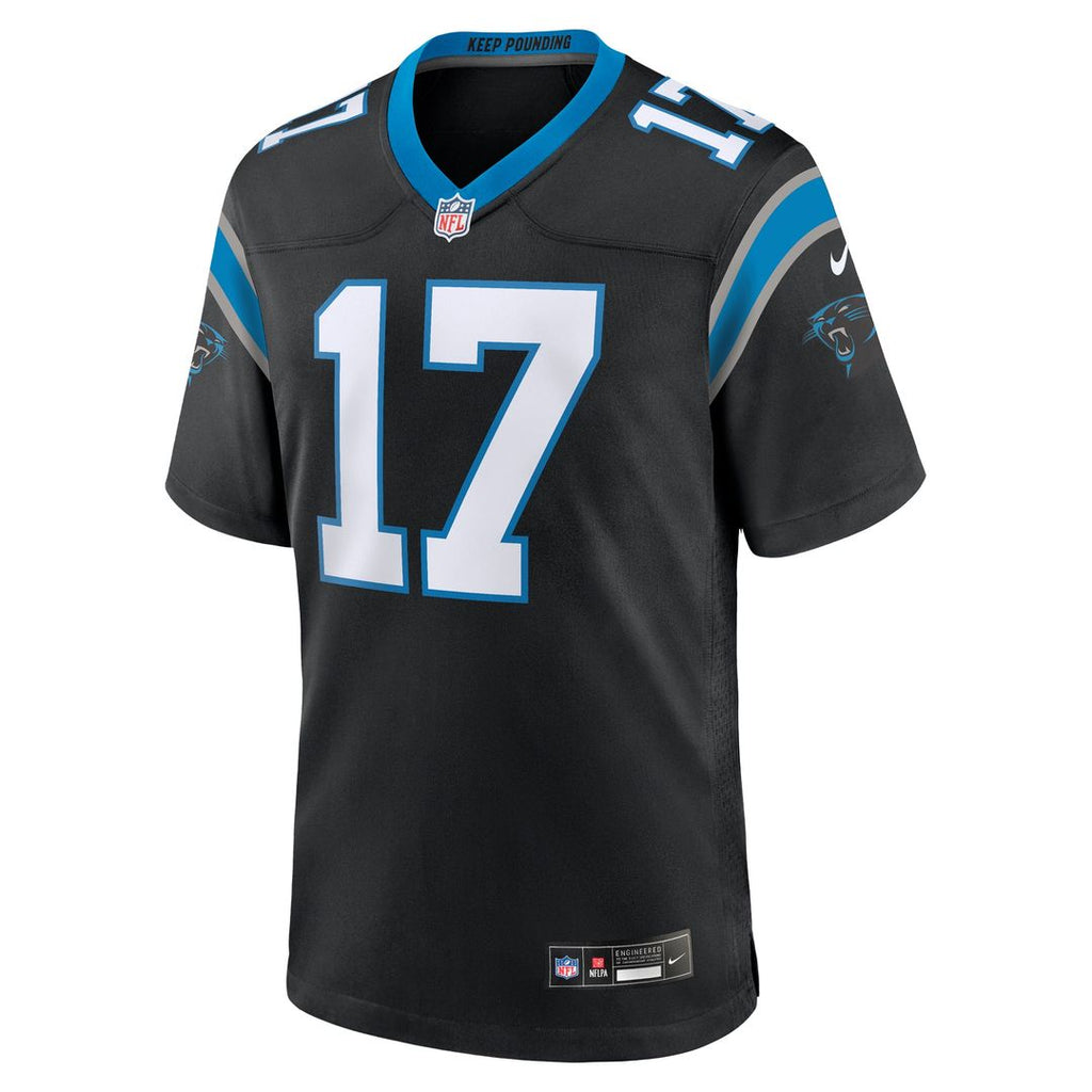 Xavier Legette Carolina Panthers Team Game Player Jersey - Black