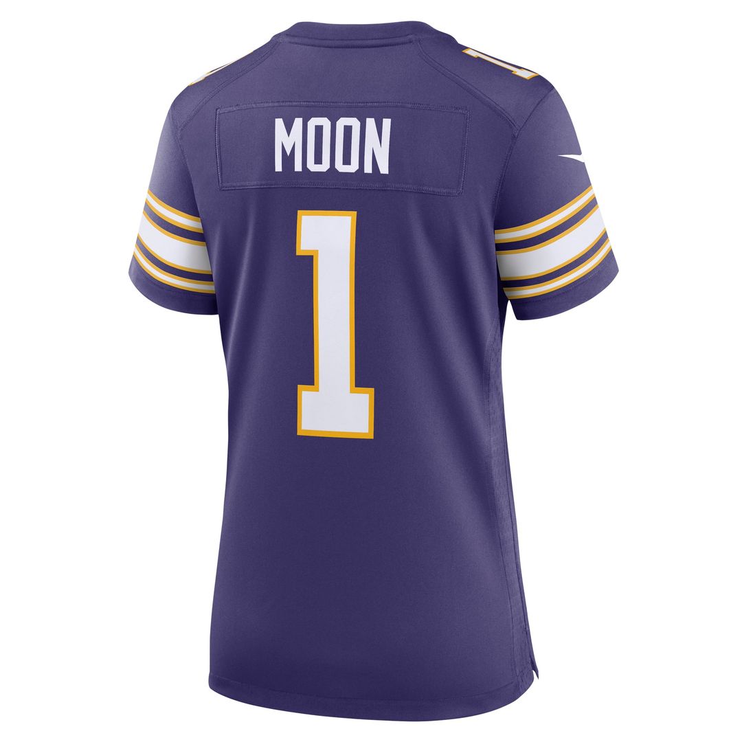 Warren Moon Minnesota Vikings Women's Classic Retired Player Game Jersey - Purple