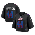 Cam Skattebo New York Giants Women's Cropped Fashion Game Jersey - Black