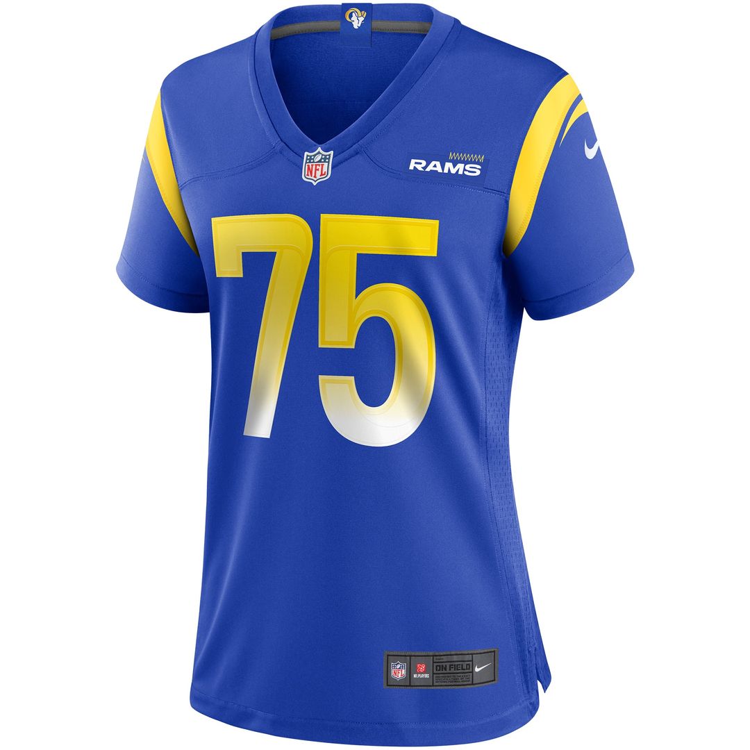 Deacon Jones Los Angeles Rams Women's Game Retired Player Jersey - Royal