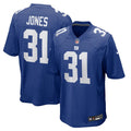 Nic Jones New York Giants Team Game Jersey - Royal