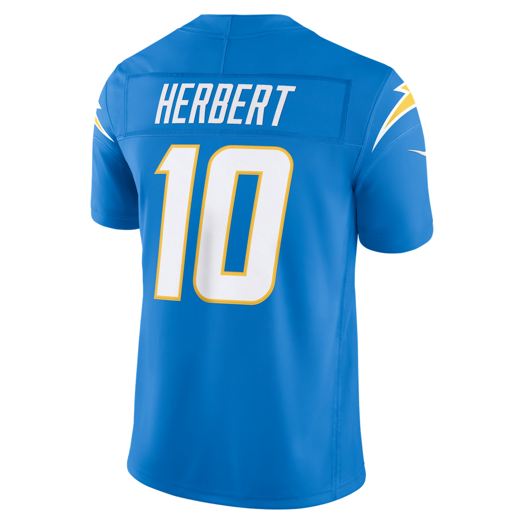 Justin Herbert Los Angeles Chargers Alternate Super Chargers Vapor F.U.S.E. Stitched Limited Jersey - Navy