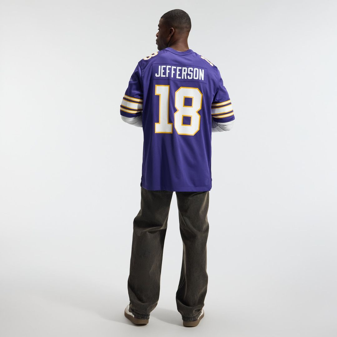 Justin Jefferson Minnesota Vikings Classic Player Game Jersey - Purple