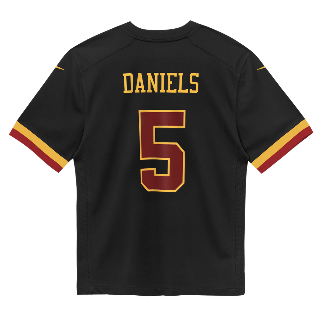 Jayden Daniels Washington Commanders Preschool Alternate Game Jersey - Black