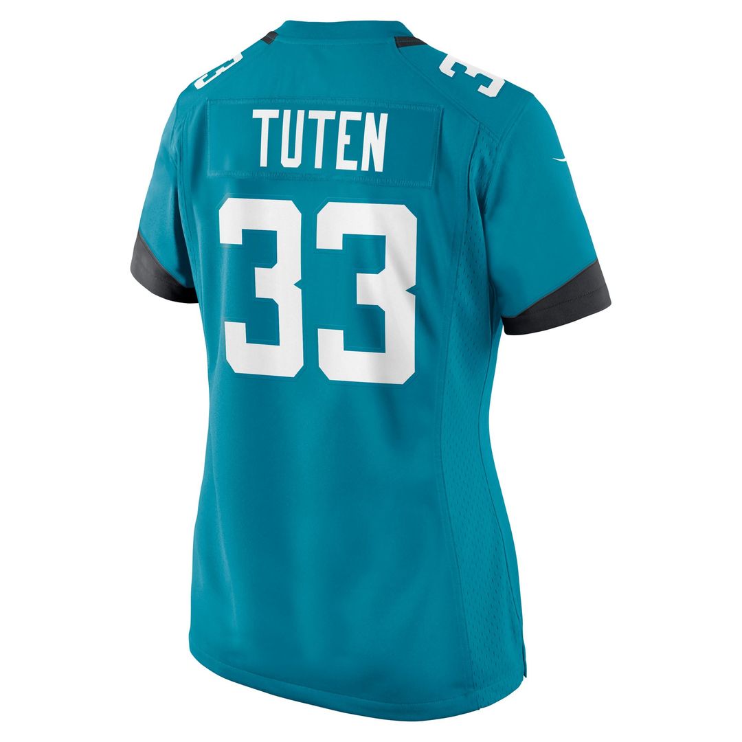 Bhayshul Tuten Jacksonville Jaguars Women's Team Game Jersey - Teal