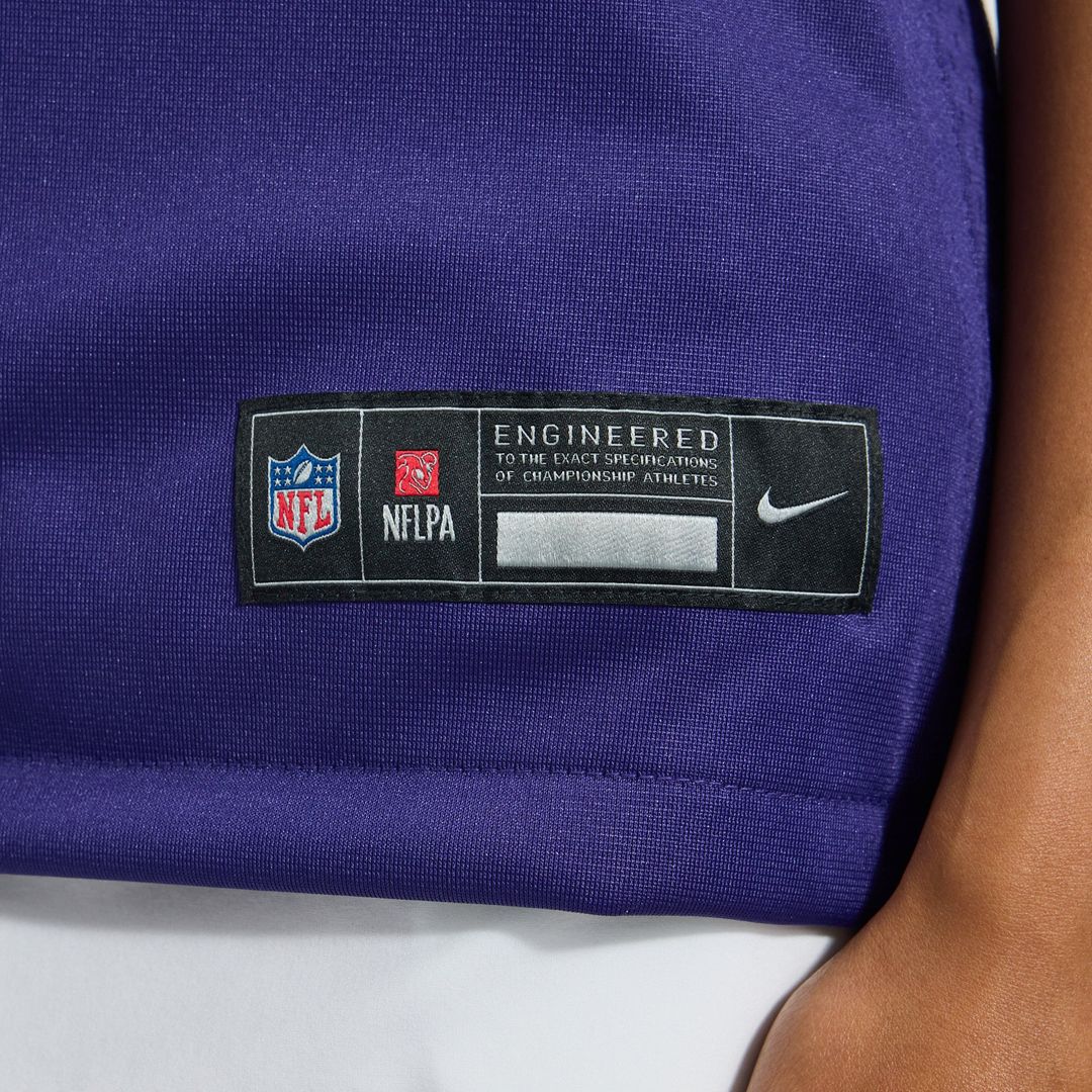 Zay Flowers Baltimore Ravens Women's Team Game Jersey - Purple
