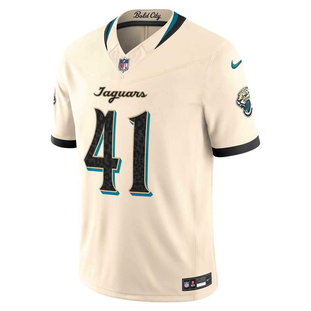 Josh Hines - Allen Jacksonville Jaguars 2026 Rivalries Collection Stitched Limited Jersey - Natural